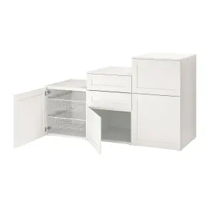 Гардеробная система PLATSA, белый, 180x57x103 см, PLATSA/SANNIDAL IKEA