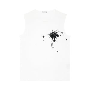 Топ Pre-Owned Dior Homme Vintage Bloodwound Tank Top 'White', белый