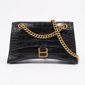 Сумка BALENCIAGA Crush small chain, серый