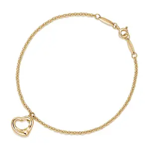 Браслет Tiffany & Co. Elsa Peretti Open Heart, 11 мм,  золото