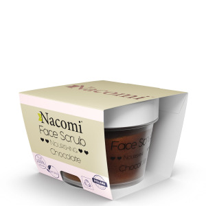 Nacomi Скраб для лица питательный пилинг для лица и губ Шоколад 80г