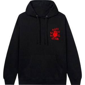 Худи Anti Social Social Club Rose Mary Hoodie Black, черный