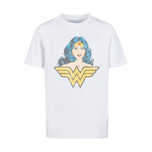 Футболка F4NT4STIC DC Comics Superhelden Wonder Woman Gaze, белый