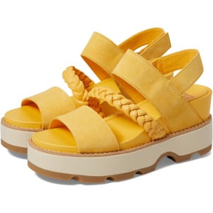 Сандалии SOREL Joanie IV Slingback Wedge, цвет Yellow Ray/Honey White