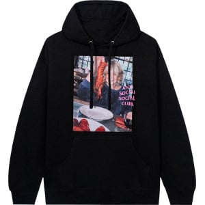 Худи Anti Social Social Club x Martha Stewart Lobster Hoodie 'Black', черный