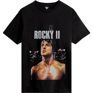 Футболка Kith For Rocky II Vintage Tee 'Black', черный