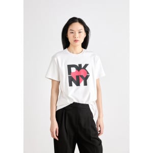 Футболка с принтом Dkny, белый