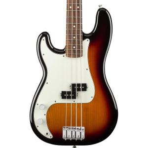 Бас-гитара Fender Player Precision Bass для левшей, накладка на гриф Pau Ferro, 3 цвета Sunburst