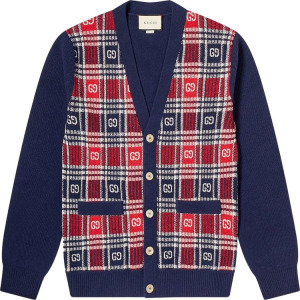 Кардиган Gucci Logo V Cardigan Multicolor, разноцветный