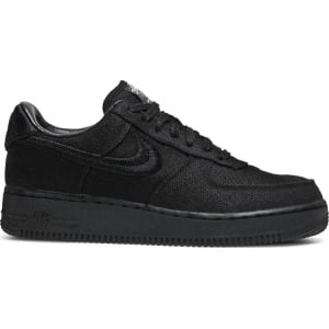 Кроссовки Nike Stussy x Air Force 1 Low 'Triple Black', черный