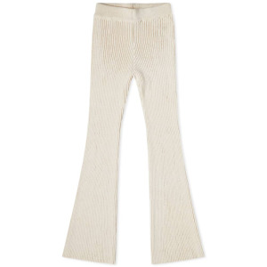 Брюки AMI Ribbed Flared Trouser