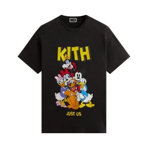 Футболка Kith For Mickey & Friends Best Friends Vintage 'Black', черный