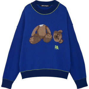 Свитер Palm Angels Bear Sweater 'Blue/Brown', синий