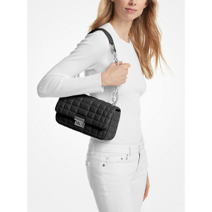 Сумка Michael Kors Tribeca Large Quilted Leather Shoulder, черный