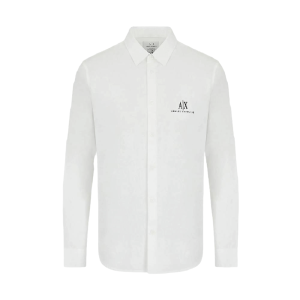 Рубашка Armani Exchange, белый – купить по выгодным ценам с доставкой из-зарубежа через сервис «CDEK.Shopping»