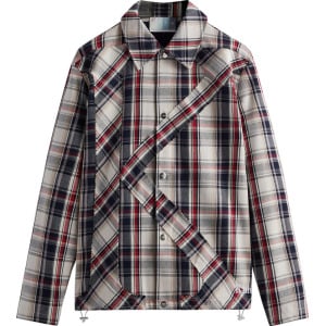 Куртка Kith Plaid Initial K Jacket 'Oat', разноцветный