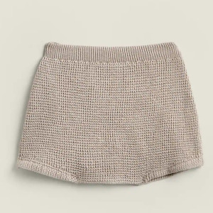 Детские блумеры Zara Home Mini Waffle-knit, серо-коричневый