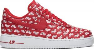 All red low top air force 1 store