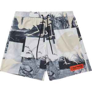 Шорты для плавания Heron Preston Cutout Swimshorts 'Grey', серый