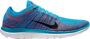 Free 4.0 flyknit blue and white discount