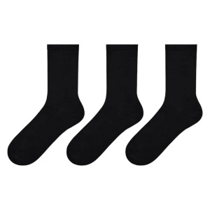 Комплект носков Uniqlo, 3 пары, черный
