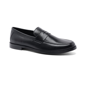 Мужские кожаные лоферы sherman penny loafer без шнуровки Anthony Veer, черный