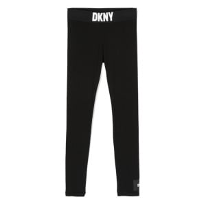 DKNY легинсы с логотипом, черный