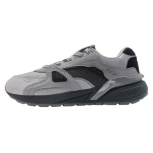 Кроссовки XTEP Light-year 5.0 Lifestyle Shoes Men Low-top Plain Gray / Smoky Gray / Anthracite Black, черный