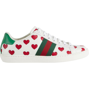 Кроссовки Gucci Wmns Ace Hearts, белый