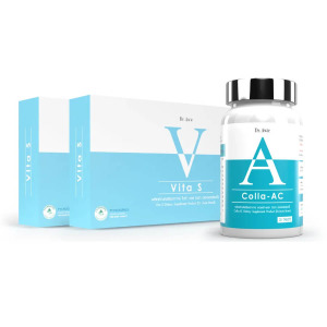 Набор пищевых добавок для кожи Dr.Awie Colla Ac + Vita S, 30 таблеток + 2 упаковки х 24 капсулы