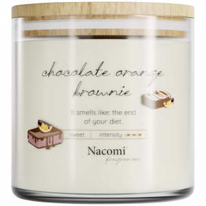 Nacomi Chocolate Orange Brow ароматическая свеча, 450 г