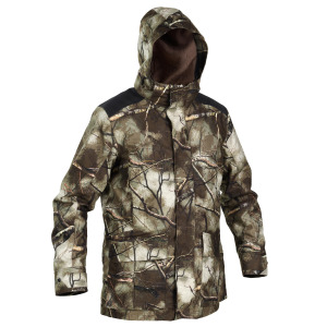 Охотничья куртка/дождевик 500 Treemetic 3-в-1 камуфляж SOLOGNAC, камуфляж