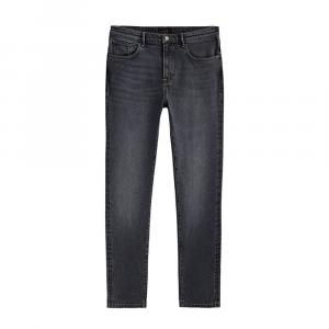 Джинсы Massimo Dutti Tapered-Fit, серый – купить с доставкой из-за ...