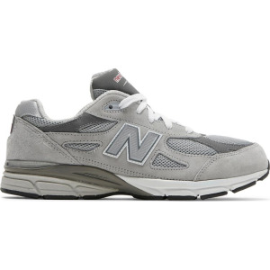 Детские кроссовки New Balance 990v3, серый/зеленый