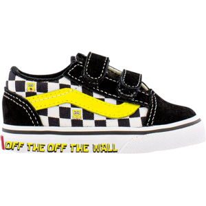 Кеды Vans SpongeBob SquarePants x Old Skool Velcro Toddler Off The Wall, черный