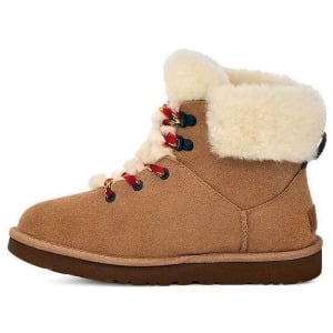 Кроссовки классические мини альпийские кружевные Ugg, коричневый