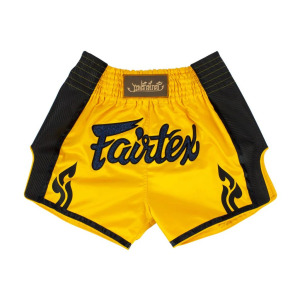 Шорты для тайского бокса Fairtex BS1701, размер S, желтый