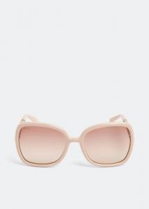 Солнечные очки TOD'S Leather temple sunglasses, розовый