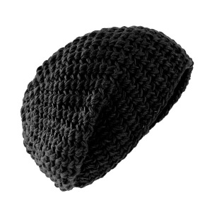 Вязаная шапка крупного размера | Черный TARJANE, черный