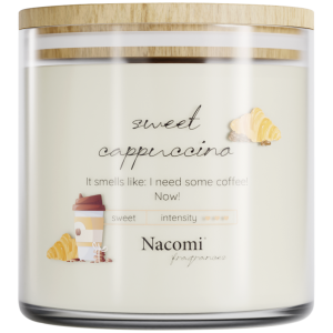 Nacomi Sweet Cappuccino ароматическая свеча, 450 г