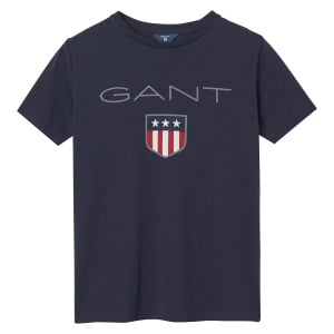 Футболка shield с логотипом Gant, синий