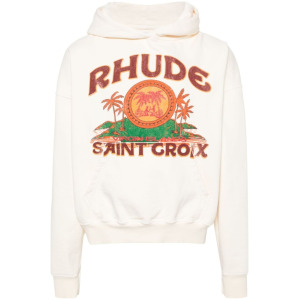 RHUDE худи St. Croix, нейтральный цвет