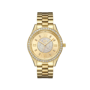 Женские часы Mondrian Diamond (1/6 карата), позолоченная нержавеющая сталь 18 карат, 37 мм Jbw, золотой
