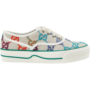 Кроссовки Gucci Tennis 1977 Low GG Embroidered Logo - Multi, разноцветный