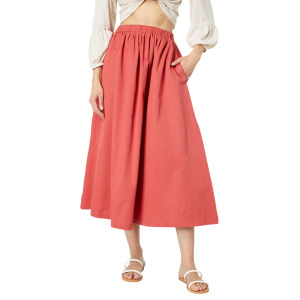 Юбка SUNDRY, Woven Full Skirt with Side Slit