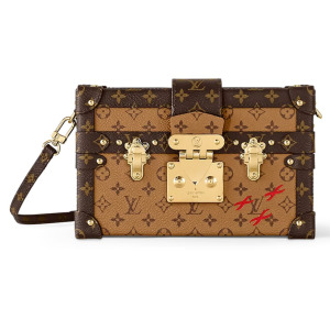 Сумка Louis Vuitton Petite Malle Monogram, коричневый