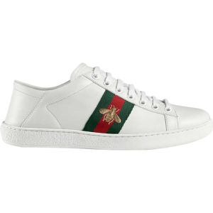 Кроссовки Gucci Wmns Ace Embroidered Bee, белый