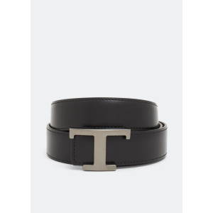 Ремень TOD'S Timeless leather belt, черный