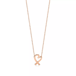 Колье Tiffany & Co. x Paloma Picasso Loving Heart, розовое золото