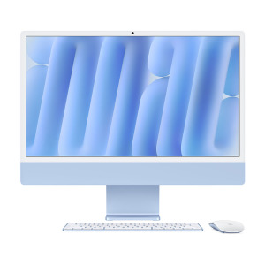 Моноблок Apple iMac 24'' М4 (2024), 10 CPU/10 GPU, 16 ГБ/2 ТБ, Standard glass, Blue, английская клавиатура